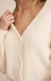 Z Supply Sadira  Fluffy Cardigan Warm White