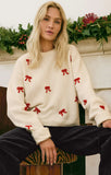 Z Supply Tie The Ribbon Sweater Warm  White