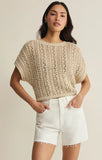Z Supply Ballast Crochet Sweater top