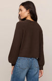 Z Supply Coming Up Sweater Dark Chocolate