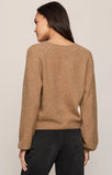 Z Supply Westmont Henley Sweater in Golden Caramel
