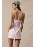 Lovely Pond V-Neck Mini Dress