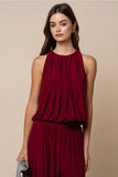 Burgundy Bubble Top