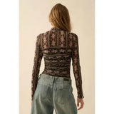 Faith Floral Mesh Bodysuit