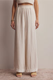 Elise Embroidered Wide Leg Pants