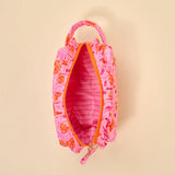 Poppin Petals Quilted Cosmetic Pouch