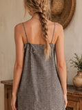 Gianna Gingham Slip Mini Dress