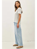 Chambray Striped T-Shirt