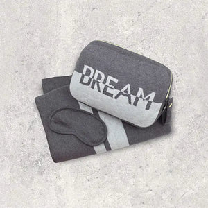 DREAM Travel Blanket & Eye Mask Set