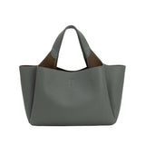 Melie Bianco Whitley Sage Leather Tote bag