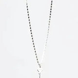 Silver BREATH Petite Key Necklace