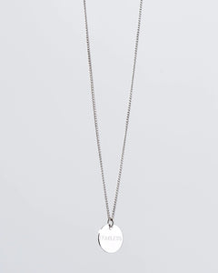 Silver FEARLESS Pendant Necklace