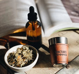 Tinctures Leatherette Shot Glass