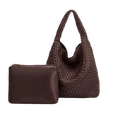 Johanna Espresso Melie Bianco Shoulder Bag
