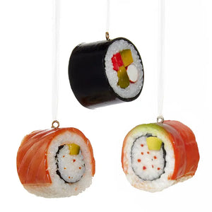 Plastic Sushi Holiday Ornament