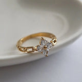Gold Clover Ring