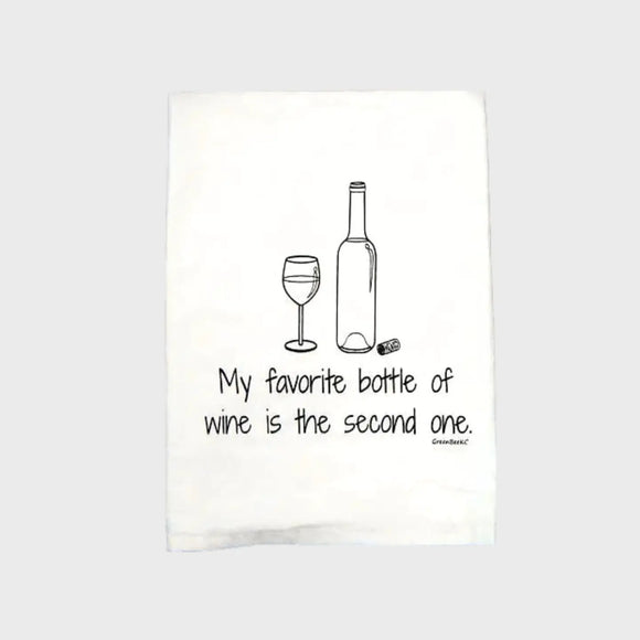 Favorite Wine Kitchen Towel