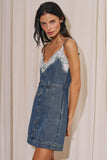Lilly Lace Denim Dress