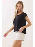 Wendy Woven Boxy Top