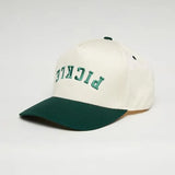2-Tone Embroidered Cap - Pickle