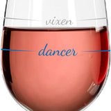 Vixen x Dancer Stem Wine Glass