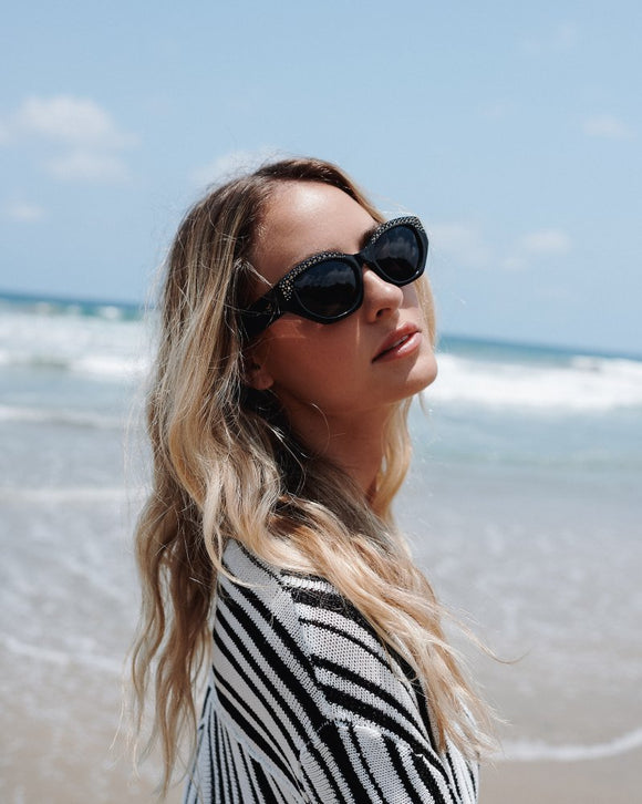 I-Sea Black Diamond Black Sunglasses