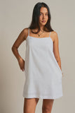 Sunlight Ease Linen Mini Dress