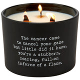 Cancer Poetry Candle