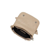 Melie Bianco Faye Beige Recycled Vegan Crossbody Bag