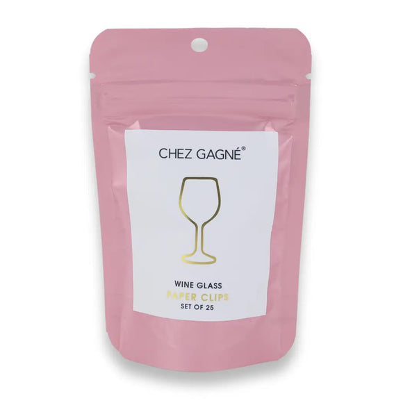 Wine Glass Paper Clips