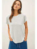 Retro Blue Striped Tee