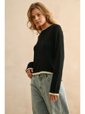 Lindsey Long Sleeve Knitted Top