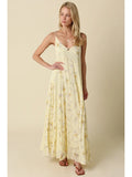 Rachael Floral Open-Back Maxi Dress