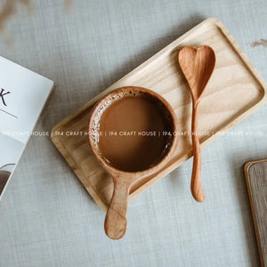 Heart-Shaped Wooden Spoon