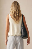 Billowy Strap Tank Winter White