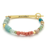Hidden Message Bracelet- You are Crushing It