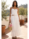 Emery Embroidered Lace Maxi Skirt