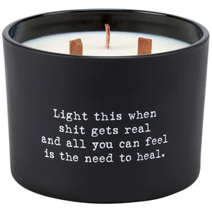 Heal Poetry Candle