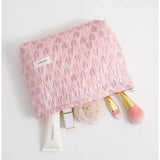 Love Jacquard Cosmetic Bag