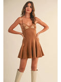Suzie Suede Mini Dress