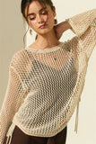 Cadey Open Knit Pullover Sweater