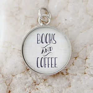 Books & Coffee Necklace