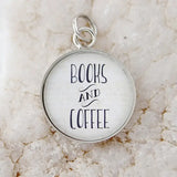 Books & Coffee Necklace