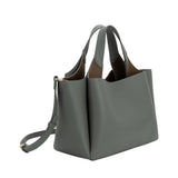 Melie Bianco Whitley Sage Leather Tote bag