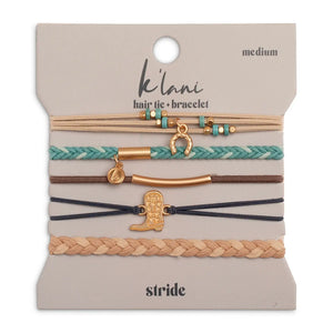 "Stride" Hair Tie + Bracelet