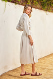 Perfect Pinstripe Midi Shirtdress