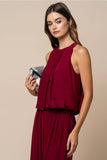 Burgundy Bubble Top