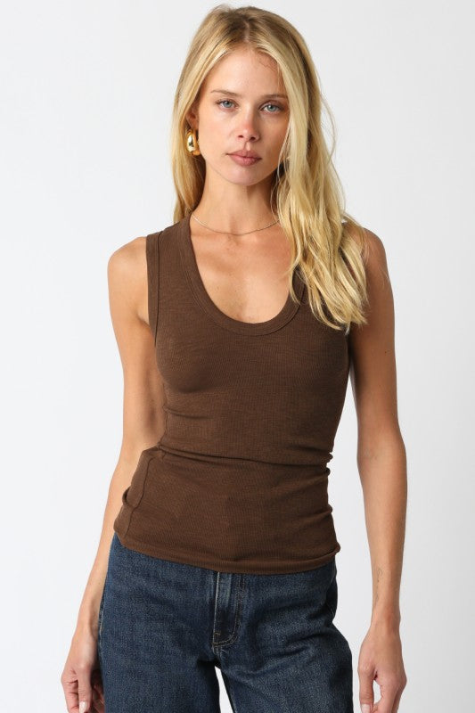 Kelsey Ribbed Tank Top