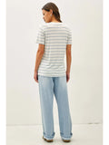 Chambray Striped T-Shirt