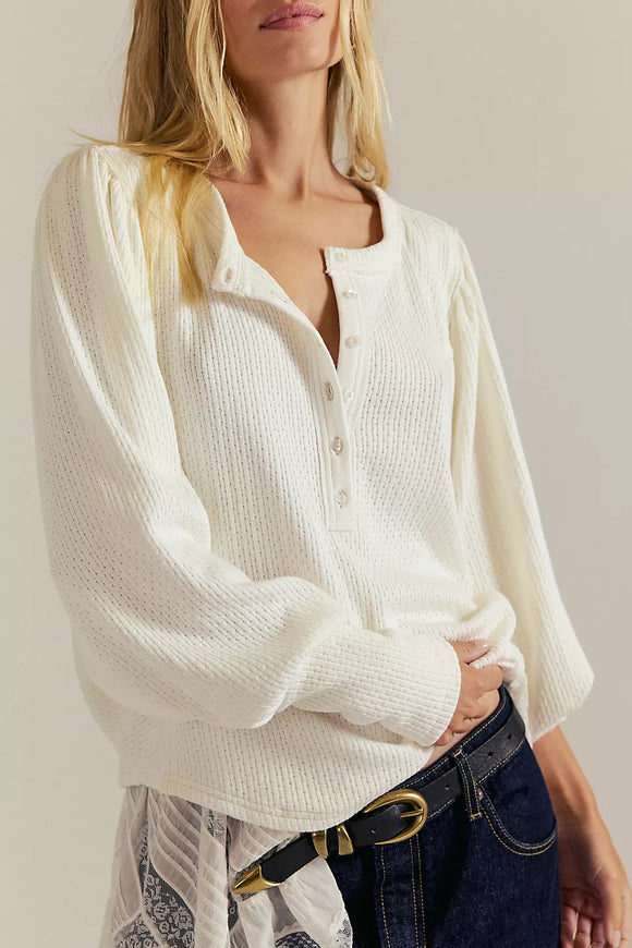 Free People Quinn Knit Top